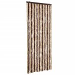Vidaxl moustiquaire beige et marron clair 56x200 cm chenille