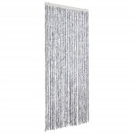 Vidaxl moustiquaire blanc et gris 100x220 cm chenille