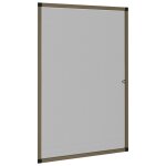 Vidaxl moustiquaire pour fen�tres marron 90x120 cm