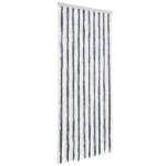 Vidaxl moustiquaire gris et blanc 90x200 cm chenille