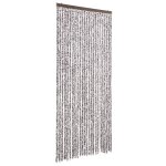 Vidaxl moustiquaire marron et beige 100 x 220 cm chenille