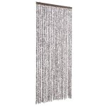 Vidaxl moustiquaire marron et beige 90 x 220 cm chenille