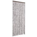 Vidaxl moustiquaire marron et beige 90x200 cm chenille
