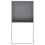 Vidaxl moustiquaire pliss�e pour fen�tre 80 x 160 cm