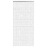 Vidaxl moustiquaire de porte � cha�ne 100x200 cm aluminium