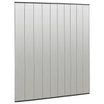 Vidaxl moustiquaire de porte rideau en maille 10 pcs noir 240x240 cm