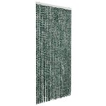 Vidaxl moustiquaire vert et blanc 100x220 cm chenille