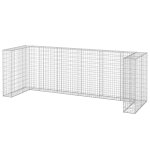 Vidaxl mur en gabion pour poubelles acier galvanis� 325x100x110 cm