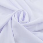 Vidaxl nappes �lastiques de table avec jupon 2 pcs 150x74 cm blanc