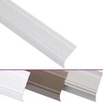 Vidaxl nez de marche forme en l 5 pcs aluminium 100 cm argenté Vidaxl nez de marche forme en l 5 pcs aluminium 100 cm argenté