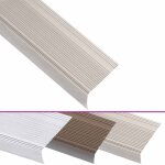 Vidaxl nez de marche forme en l 5 pcs aluminium 100 cm champagne Vidaxl nez de marche forme en l 5 pcs aluminium 100 cm champagne
