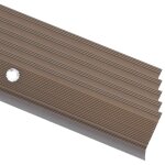 Vidaxl nez de marche forme en l 5 pcs aluminium 100 cm marron