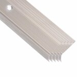 Vidaxl nez de marche forme en l 5 pcs aluminium 100cm champagne