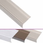 Vidaxl nez de marche forme en l 5 pcs aluminium 90 cm champagne