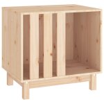 Vidaxl niche pour chien 60x45x57 cm bois de pin massif
