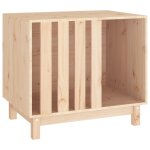 Vidaxl niche pour chien 70x50x62 cm bois de pin massif