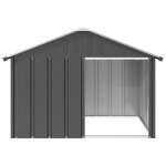 Vidaxl niche pour chien anthracite 116, 5x103x81, 5 cm acier galvanisé Vidaxl niche pour chien anthracite 116, 5x103x81, 5 cm acier galvanisé