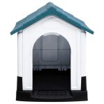 Vidaxl niche pour chien bleu 57x68x66 cm polypropylne
