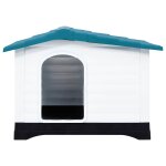 Vidaxl niche pour chien bleu 90, 5x68x66 cm polypropyl�ne
