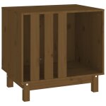 Vidaxl niche pour chien marron miel 60x45x57 cm bois de pin massif