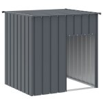 Vidaxl niche pour chien avec toit anthracite 110x103x109 cm