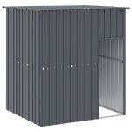 Vidaxl niche pour chien avec toit anthracite acier galvanisé Vidaxl niche pour chien avec toit anthracite acier galvanisé
