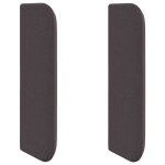 Vidaxl oreille de t�te de lit marron tissu