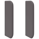 Vidaxl oreille de t�te de lit 2 pcs gris 40 x 16 x 5 cm
