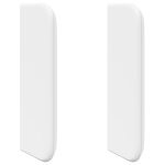 Vidaxl oreille de t�te de lit blanc 40, 5 x 40, 5 x 4 cm pvc