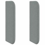 Vidaxl oreille de t�te de lit gris 40, 5 x 40, 5 x 4 cm tissu