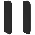 Vidaxl oreille de t�te de lit noir pvc