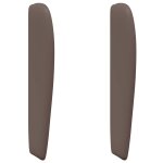 Vidaxl oreille de t�te de lit tan 80 x 23 x 6 cm pvc