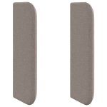 Vidaxl oreille de t�te de lit taupe 40, 5 x 40, 5 x 4 cm tissu