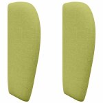 Vidaxl oreille de t�te de lit vert 40 x 23 x 6 cm tissu