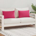 Vidaxl oreiller d'extérieur lot de 2 60 x 40 cm rose Vidaxl oreiller d'extérieur lot de 2 60 x 40 cm rose