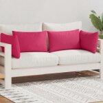 Vidaxl oreiller d'extérieur lot de 4 60 x 40 cm rose Vidaxl oreiller d'extérieur lot de 4 60 x 40 cm rose