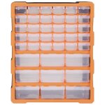 Vidaxl organisateur multi - tiroirs avec 39 tiroirs 38x16x47 cm
