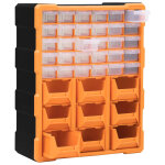 Vidaxl organisateur multi - tiroirs avec 39 tiroirs 38x16x47 cm