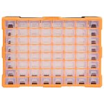 Vidaxl organisateur multi - tiroirs avec 64 tiroirs 52x16x37, 5 cm