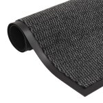 Vidaxl paillassons rectangulaires 2 pcs 120 x 180 cm anthracite