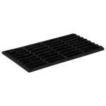 Vidaxl paillasson rectangulaire 45x75 cm caoutchouc et fibre de coco