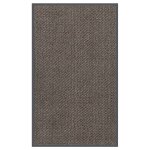 Vidaxl paillasson touffet 90x150 cm marron fonc