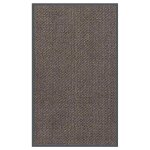 Vidaxl paillasson touffet� 90x150 cm marron fonc�