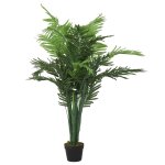 Vidaxl palmier artificiel 28 feuilles 120 cm vert