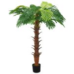 Vidaxl palmier cycas artificiel avec pot 160 cm vert