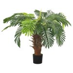 Vidaxl palmier cycas artificiel avec pot 90 cm vert