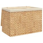 Vidaxl panier à linge avec 3 sections 75x42, 5x52 cm hyacinthe d'eau Vidaxl panier à linge avec 3 sections 75x42, 5x52 cm hyacinthe d'eau