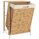 Vidaxl panier à linge 44x34x64 cm hyacinthe d'eau Vidaxl panier à linge 44x34x64 cm hyacinthe d'eau