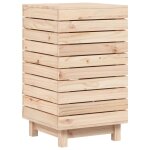 Vidaxl panier  linge 44x44x76 cm bois massif de pin