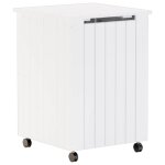Vidaxl panier  linge et roulettes rana 45x45x64 cm bois massif de pin